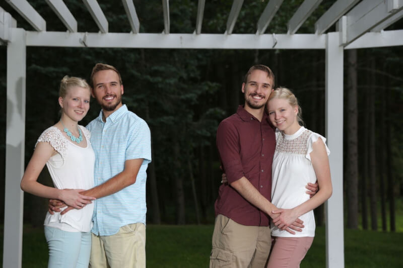 Marriage of Laker twin brothers to twin sisters receiving international attention